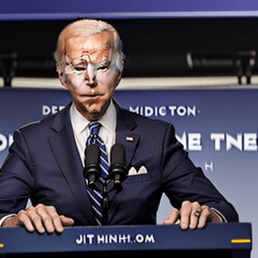 AI generated: Joe biden as a dj