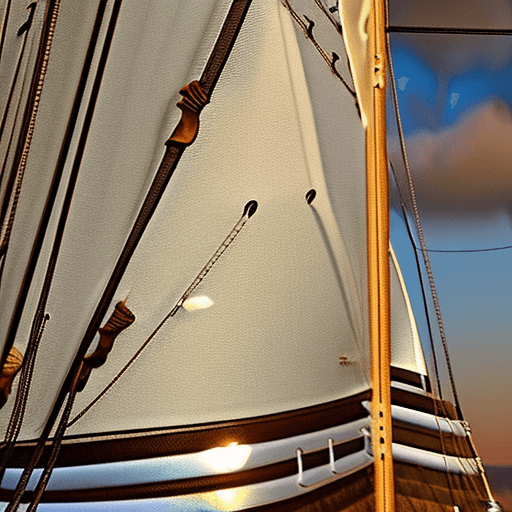 AI generated: Photo of a ultra realistic sailing ship, dramatic light, pale sunrise, cinematic lighting, battered,...
