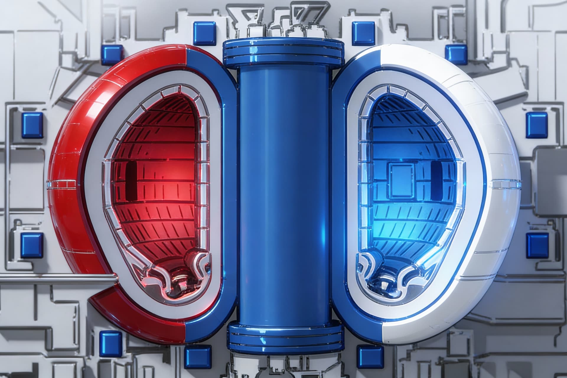 AI generated: Use the Reference Image to reimagine the PowerCore Chamber for the Power Sphere, the power core of t...