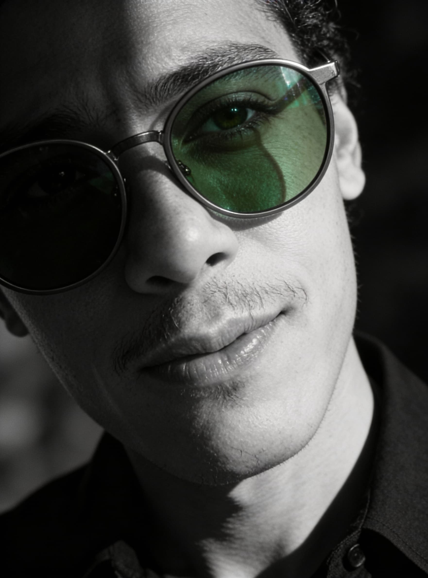 AI generated: {
  "image_request": {
    "prompt": "A photorealistic, ultra-close angled portrait of the provided ...