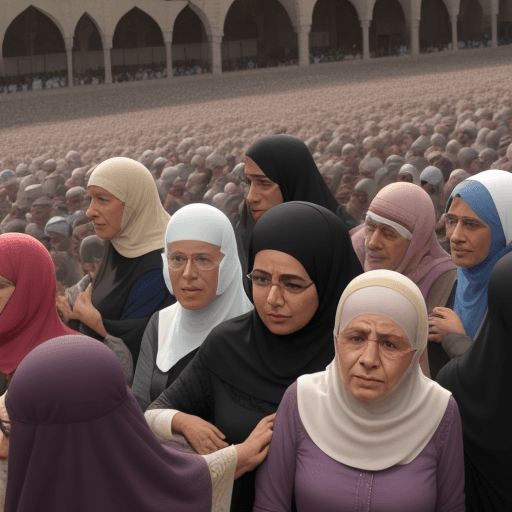 AI generated: Mujer Musulmana con senos grandes