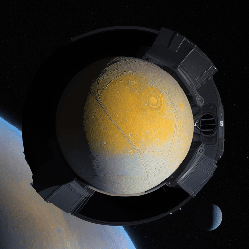 AI generated: Image of a living being of Pluton