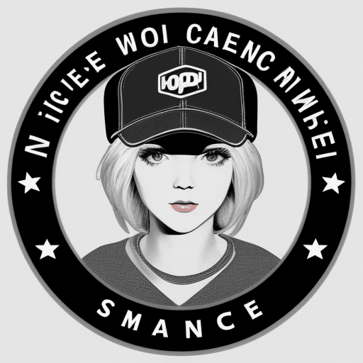 AI generated:  Create Me A Logo Image That Could Be Used To Stamp On A Cap .... The Image Logo Should Be Very Tren...