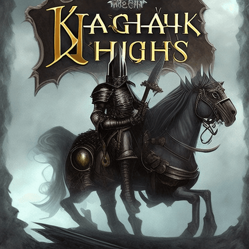 AI generated: steam knights dark fantasy book cover