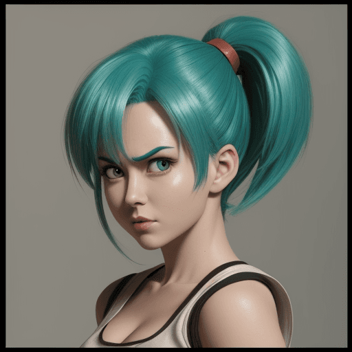 AI generated: bulma from dragon ball live action