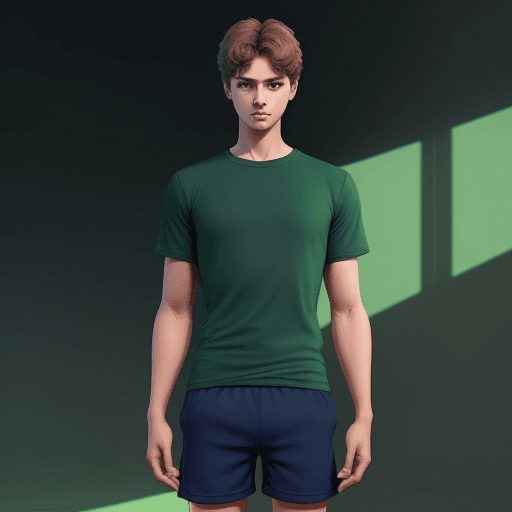 AI generated: 1boy, cat, 3d, full_body, furry, green_eyes, male-focus, solo, standing, simple_background, plain_gr...