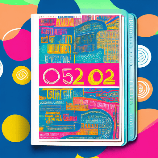 AI generated: A vibrant and detailed cover for a 2025 Day Planner, with the year ‘2025’ prominently displayed in l...