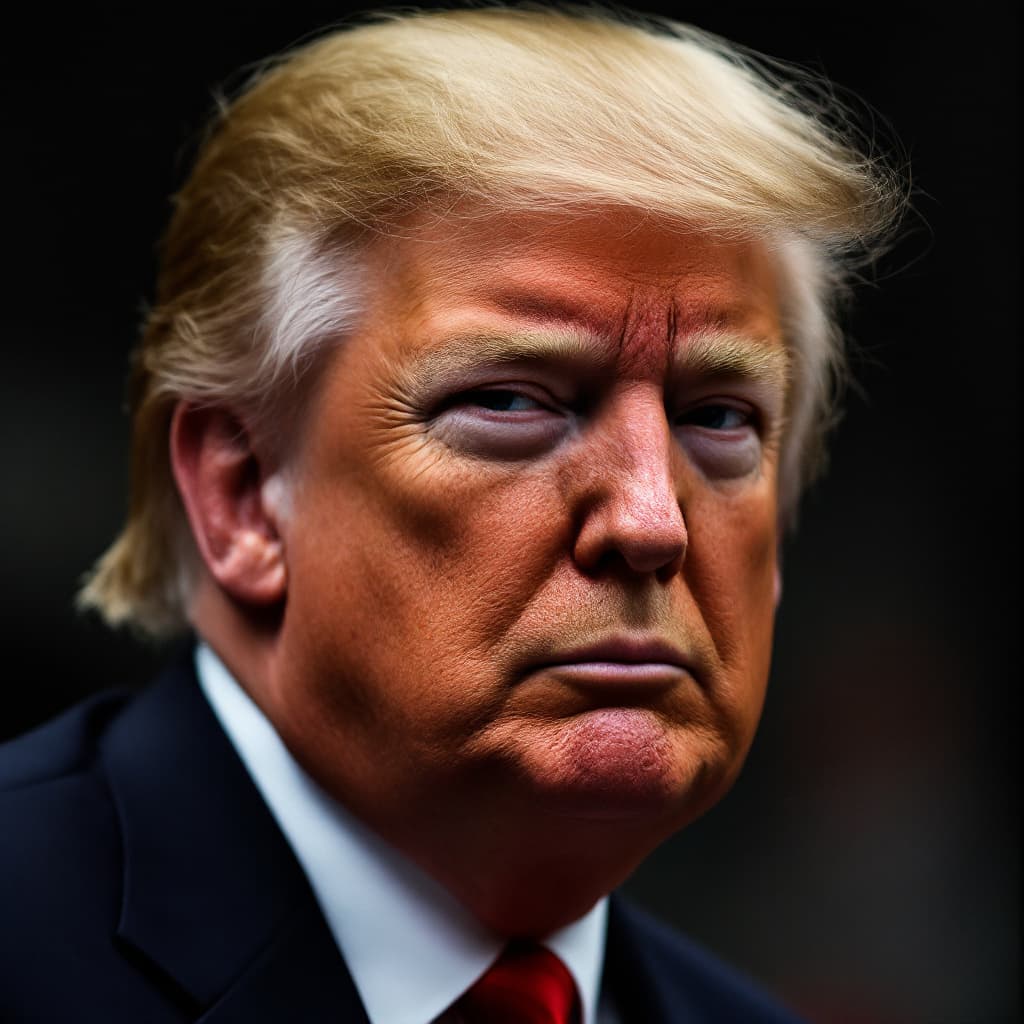 AI generated: donald trump photography