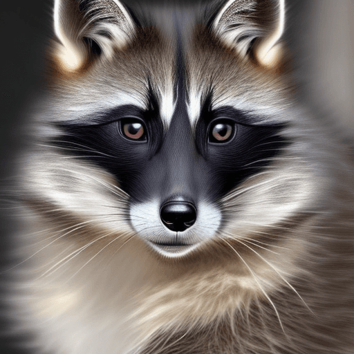 AI generated: cat and raccoon hybrid