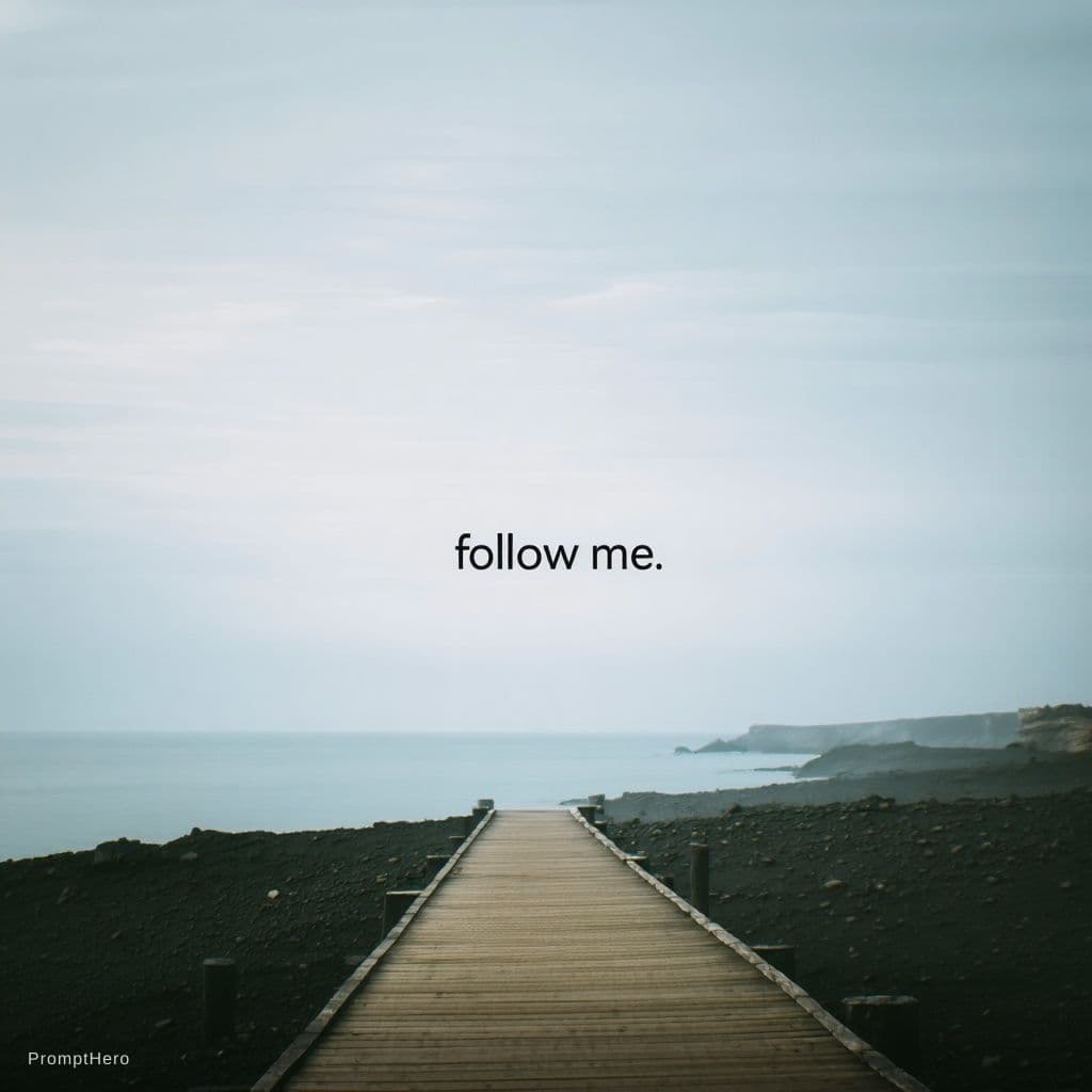 AI generated: follow me