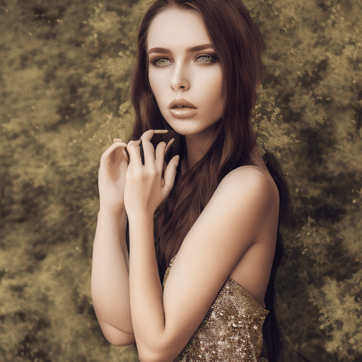 AI generated: superior photo оф instagram model, translucid mini luxury dress, i can't belive it can be so beautif...