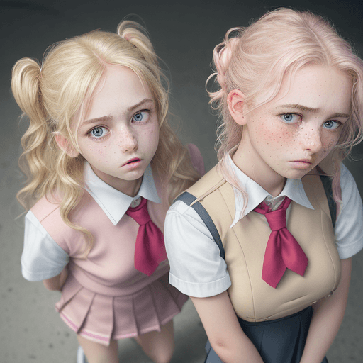 AI generated: photorealistic 3 real girls, little tits, czech girls, detail face and eyes, perfect detail face, yo...