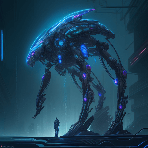 AI generated: digital artwork, illustration, cinematic camera, bright dramatic lighting, vivid colors, elegant bio...