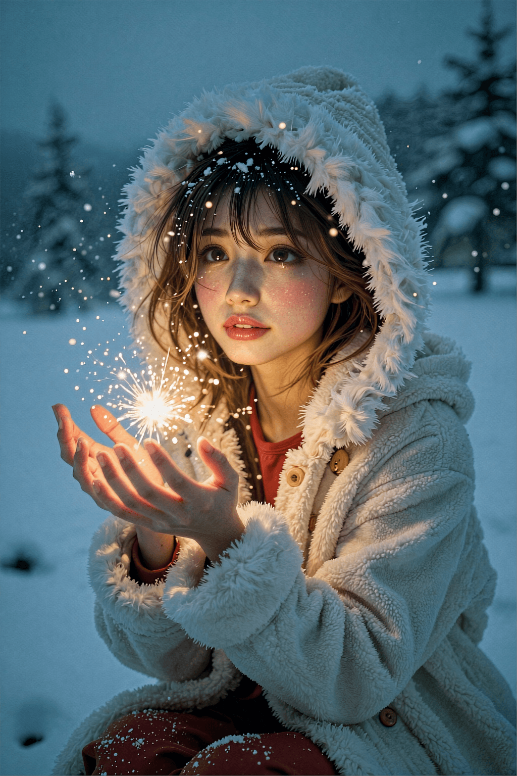 AI generated: Lens Characteristics: Soft focus, simulated film grain, slight glow effect. Style: - Aesthetic: Cine...