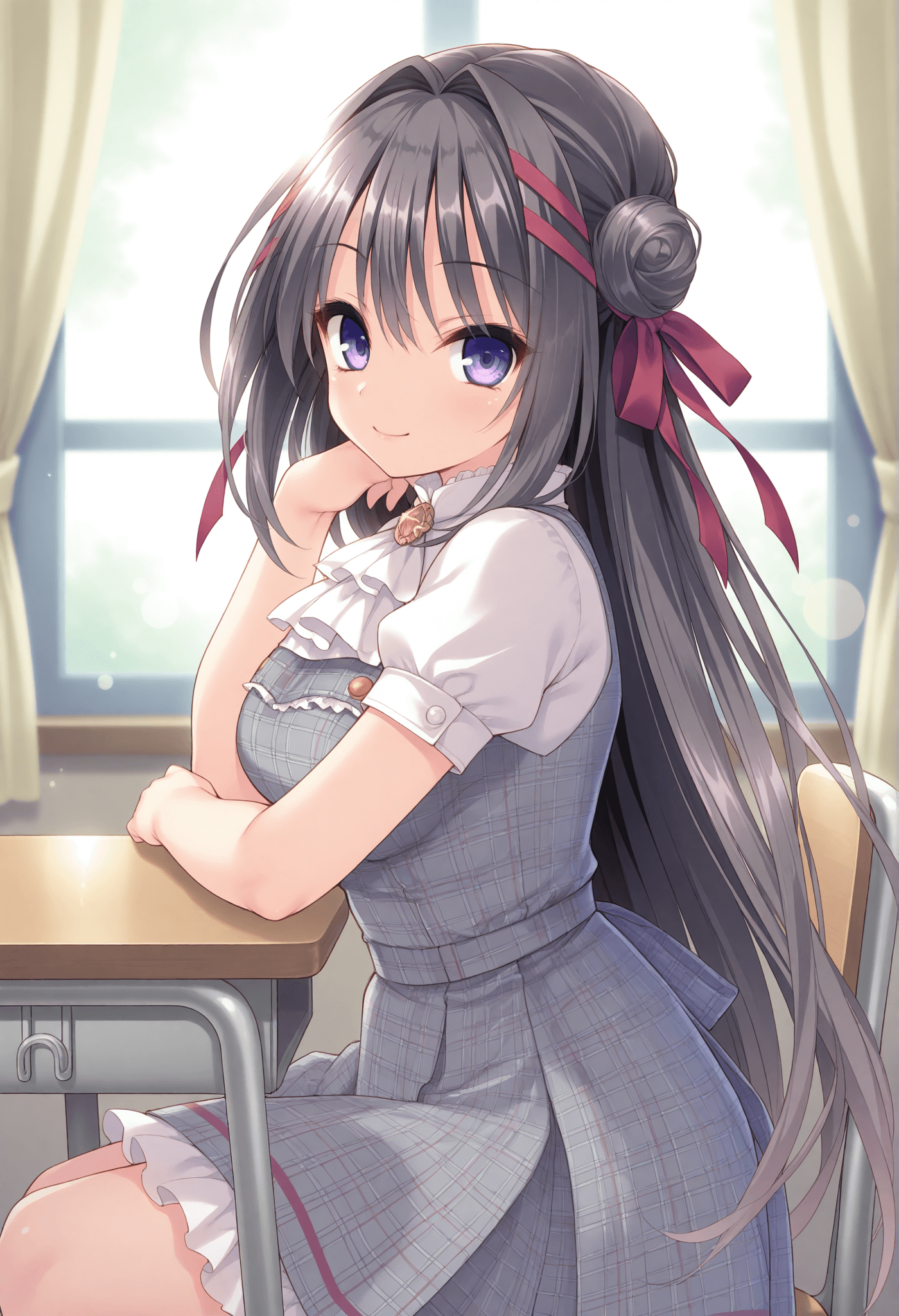 Kanzaki Manami (神崎愛実) | Manakashi no Yuri wa Akaku Somaru (真愛の百合は赤く染まる) | NoobAI