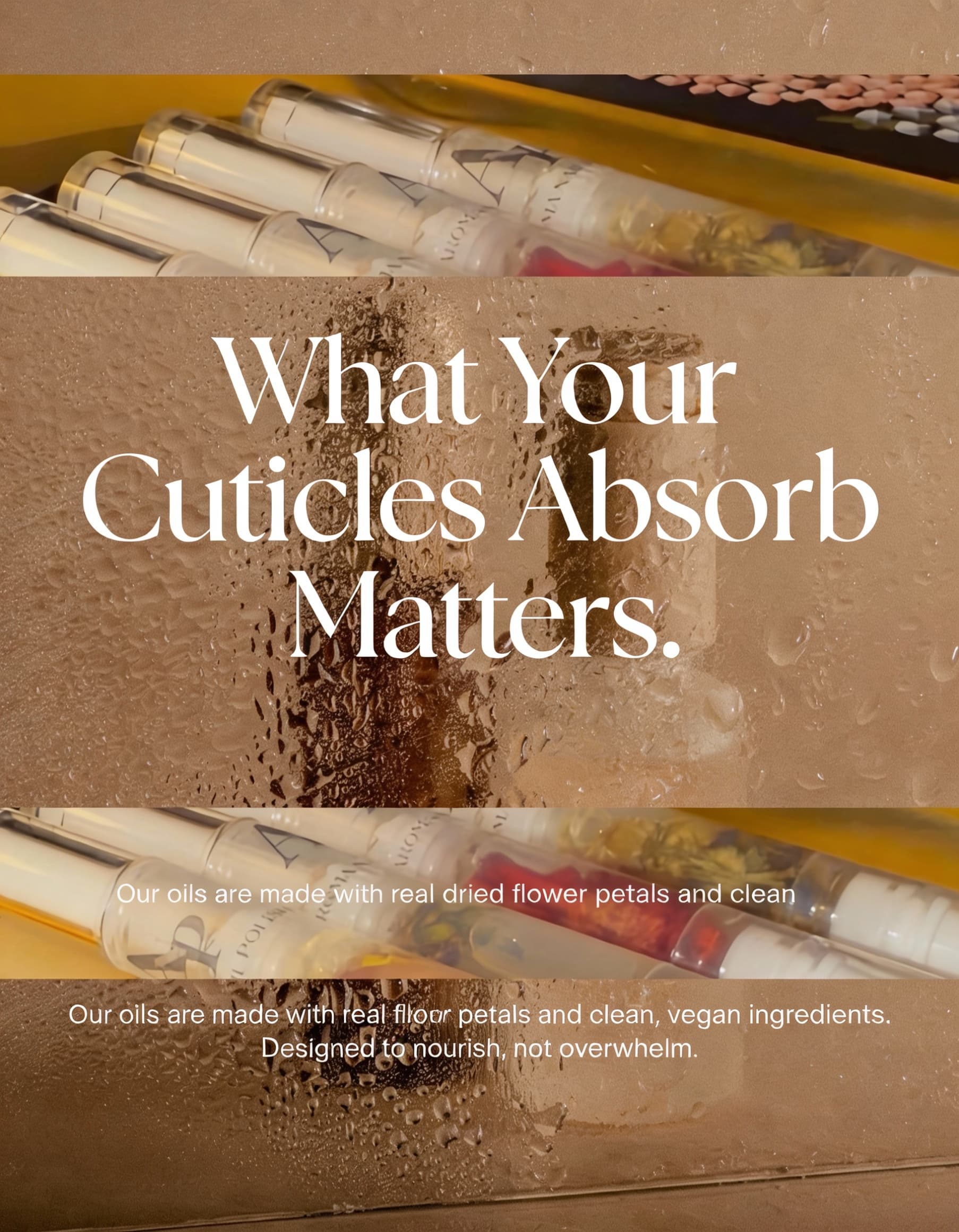 AI generated: What Your Cuticles Absorb Matters.

Our oils are made with real dried flower petals and clean, vegan...