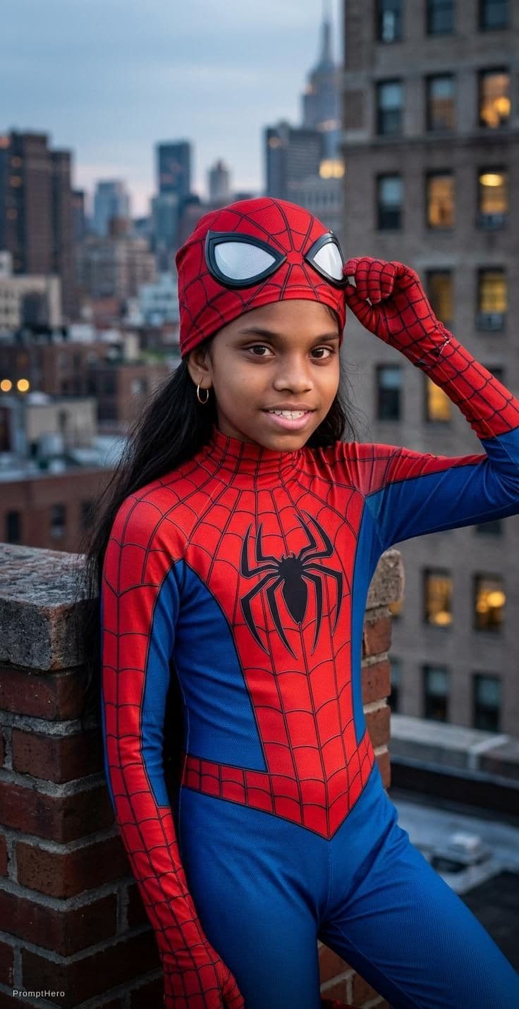 AI generated: Make Spider-Man girl