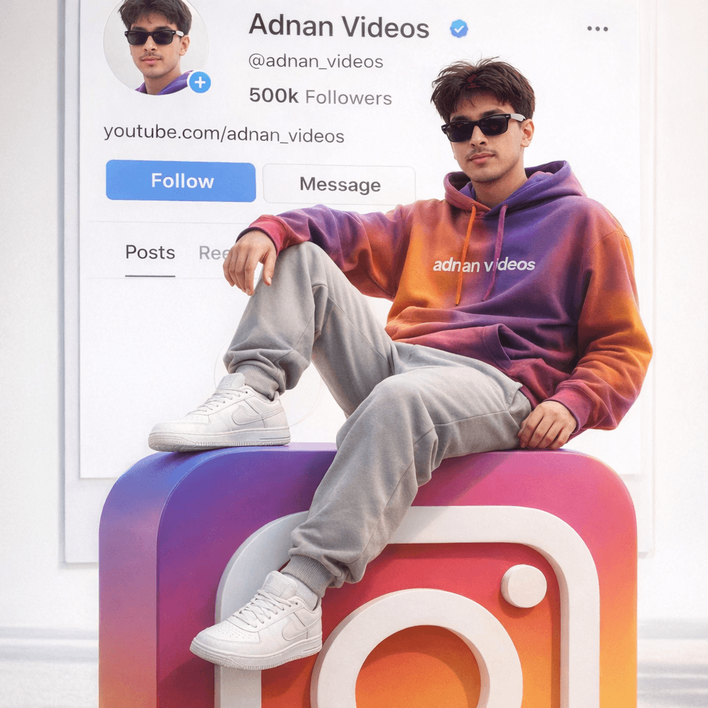 AI generated: "Create a hyper-realistic image in vertical format 9:16. Show a young man with the appearance of [yo...