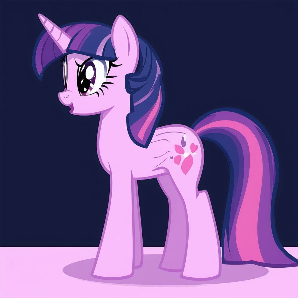 AI generated: Positive: score\_9, score\_8\_up, 2girls, mlp, twilight sparkle, twilight velvet, tail, futanari, fu...