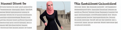 AI generated: A woman's dress was removed by a Muslim boy high resolution picture 