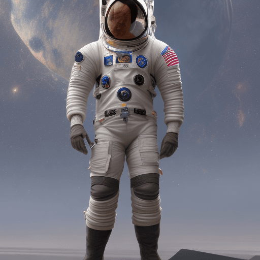 AI generated: space suit with boots, futuristic, character design, cinematic lightning, epic fantasy, hyper realis...