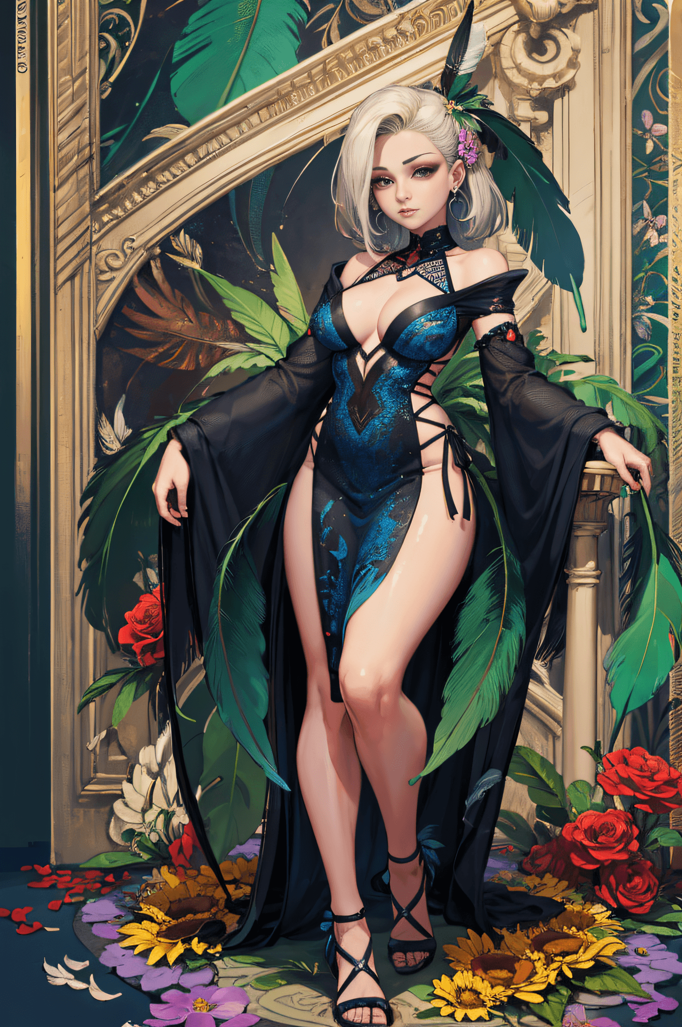 AI generated: (masterpiece, top quality, best quality, official art, beautiful and aesthetic:1.2), (1girl:1.3), ex...