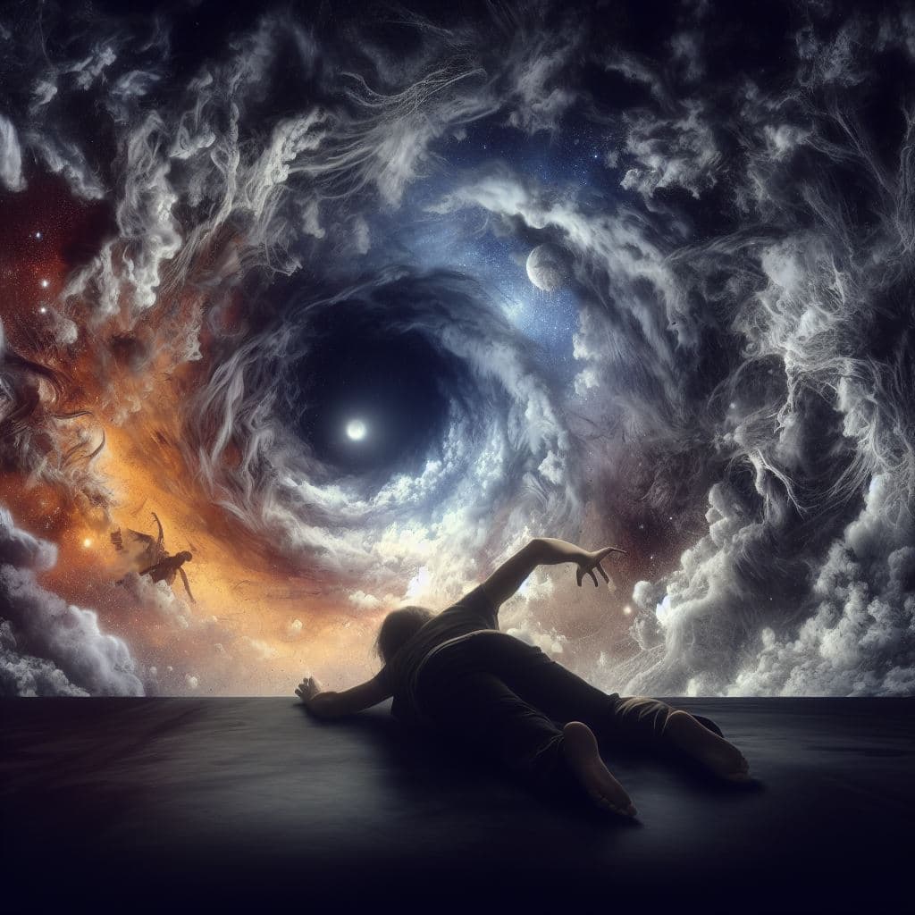 AI generated: what I see in my dream at night, photorealistic, high detailed, an image from a nightmare,fear and p...