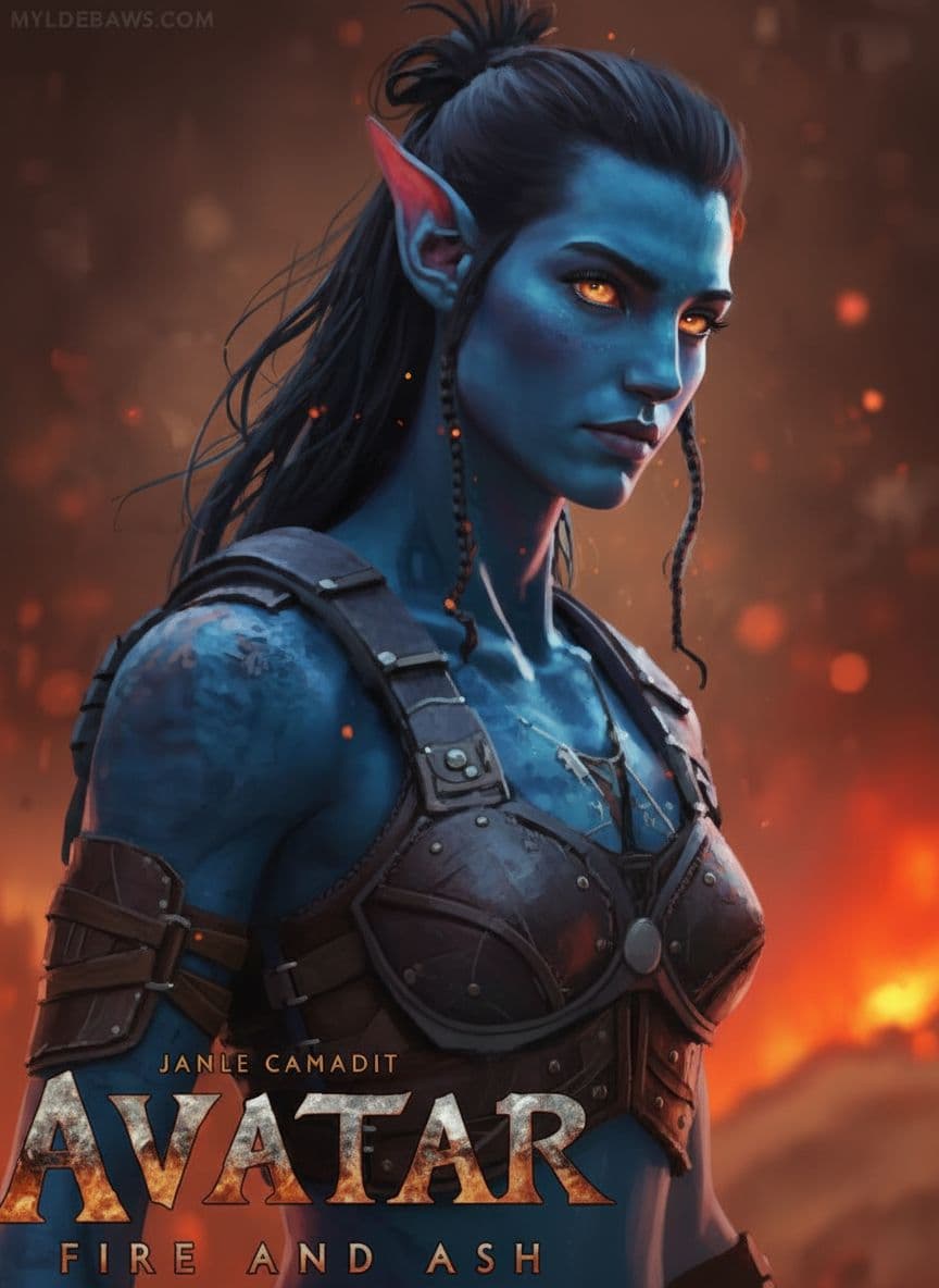 AI generated: avathar film character (fire and Ash ) only main character remove other characters

