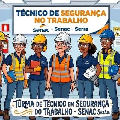 AI generated video: somos os futuros técnicos de segurança,estamos estudando para cuidar de você 