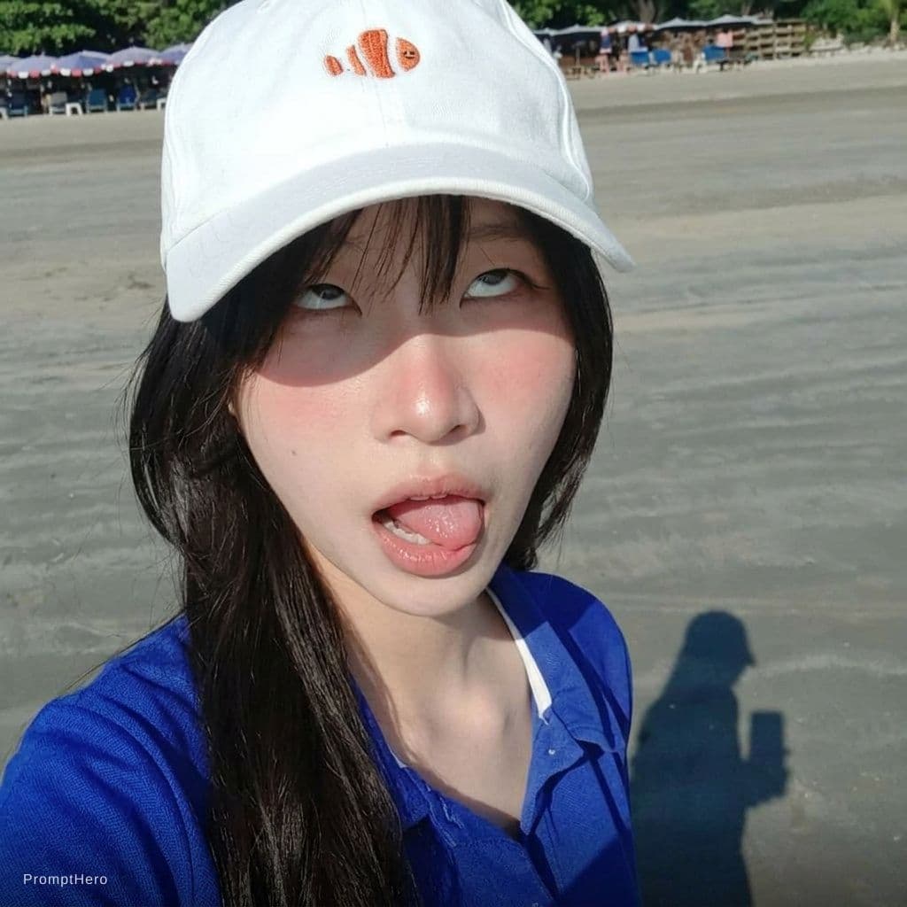 AI generated: Ahegao face
