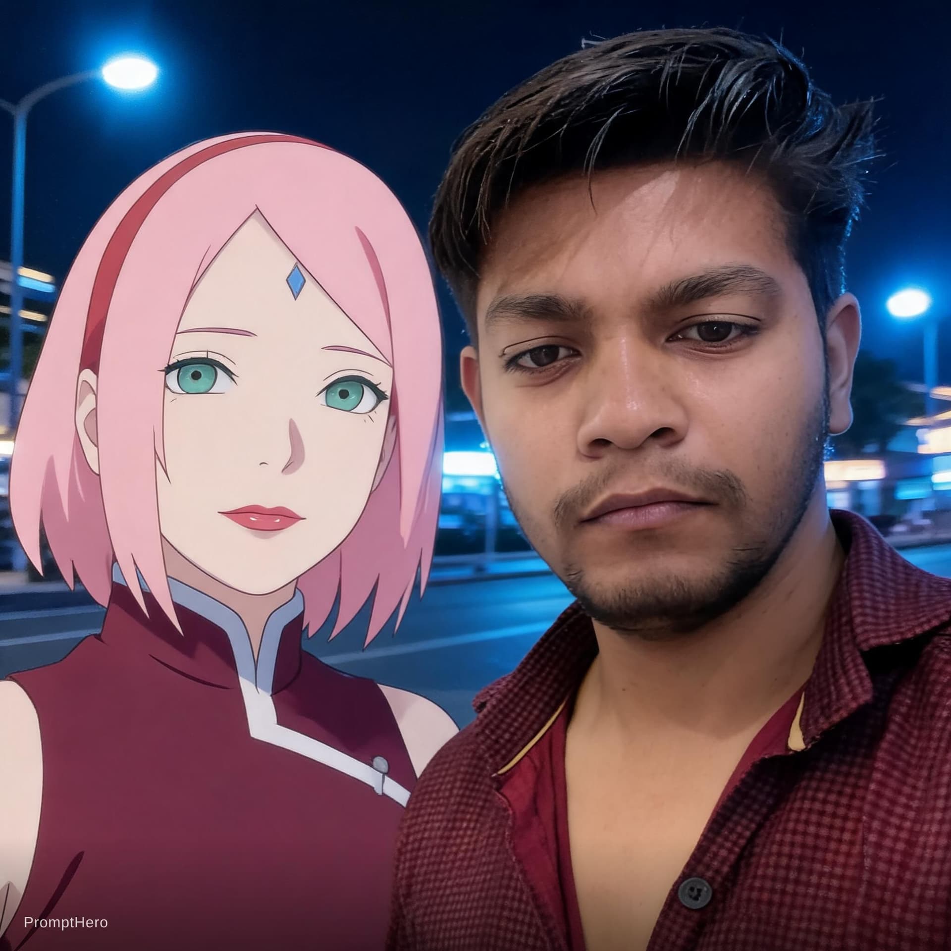 AI generated: Create an image of a selfie, without any clear subject or composition-just a random blueish snapshot...
