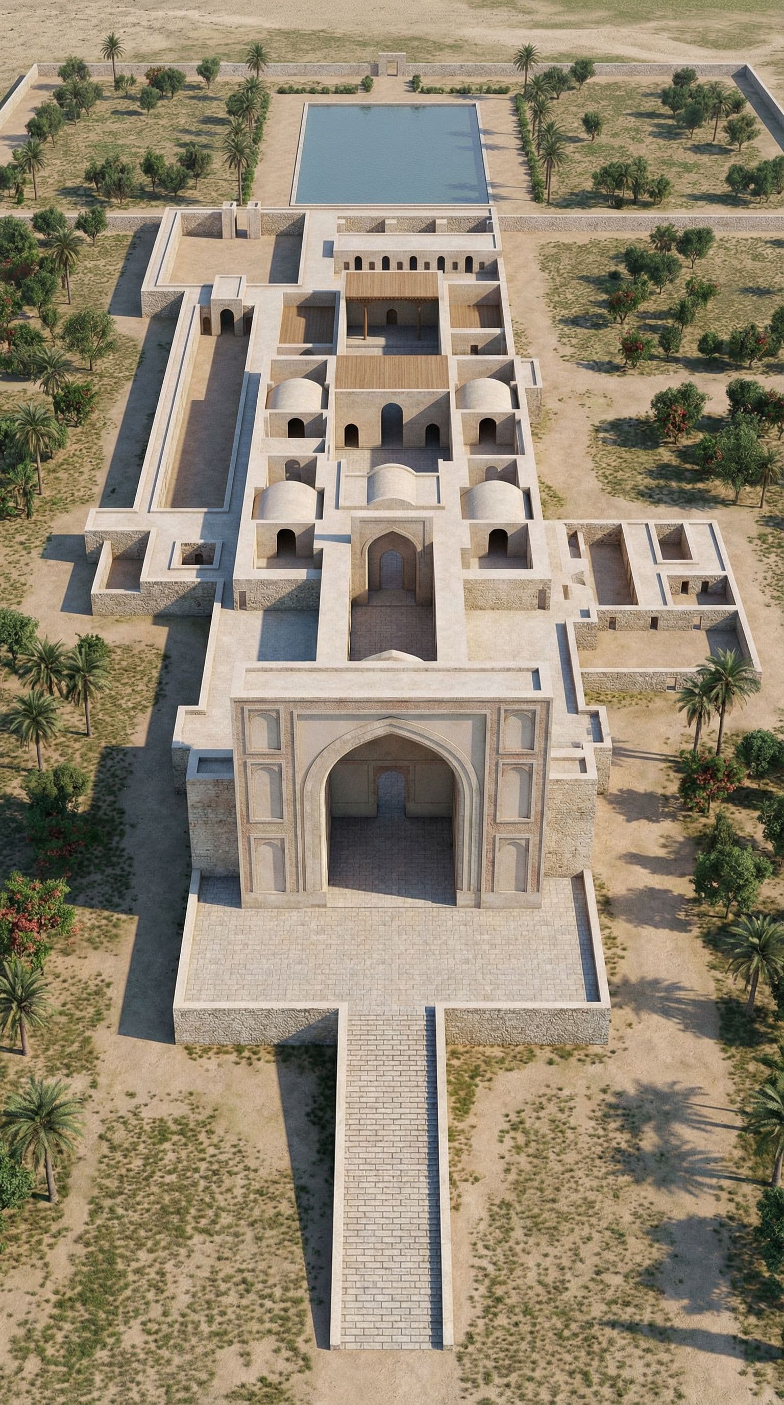 AI generated: Create a highly accurate architectural reconstruction based directly on the uploaded reference image...