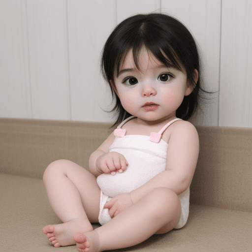 AI generated: adult baby