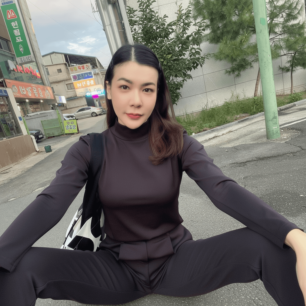 AI generated: Do not change her facial expression or features. Maintain her exact resemblance to the original phot...