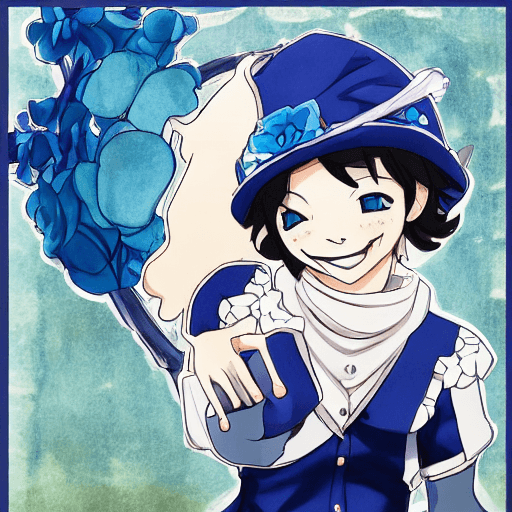 AI generated: Juvia_lockser, smiling