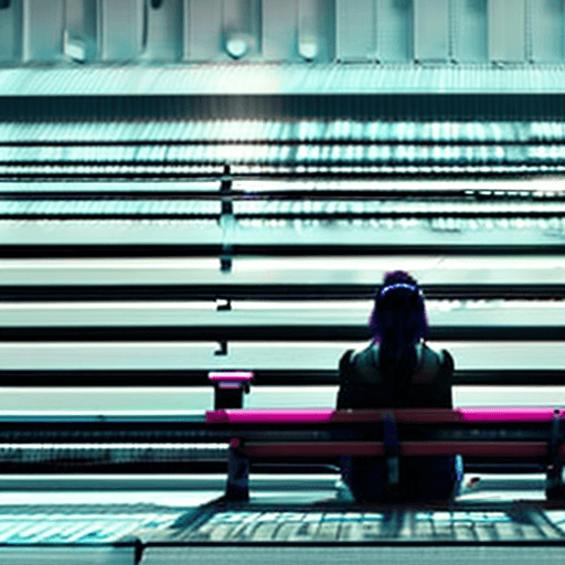 AI generated: cinematic lighting, 4k, ultra details, ultra realism, woman, harlequin, sad, heavy eye liner, cyber ...