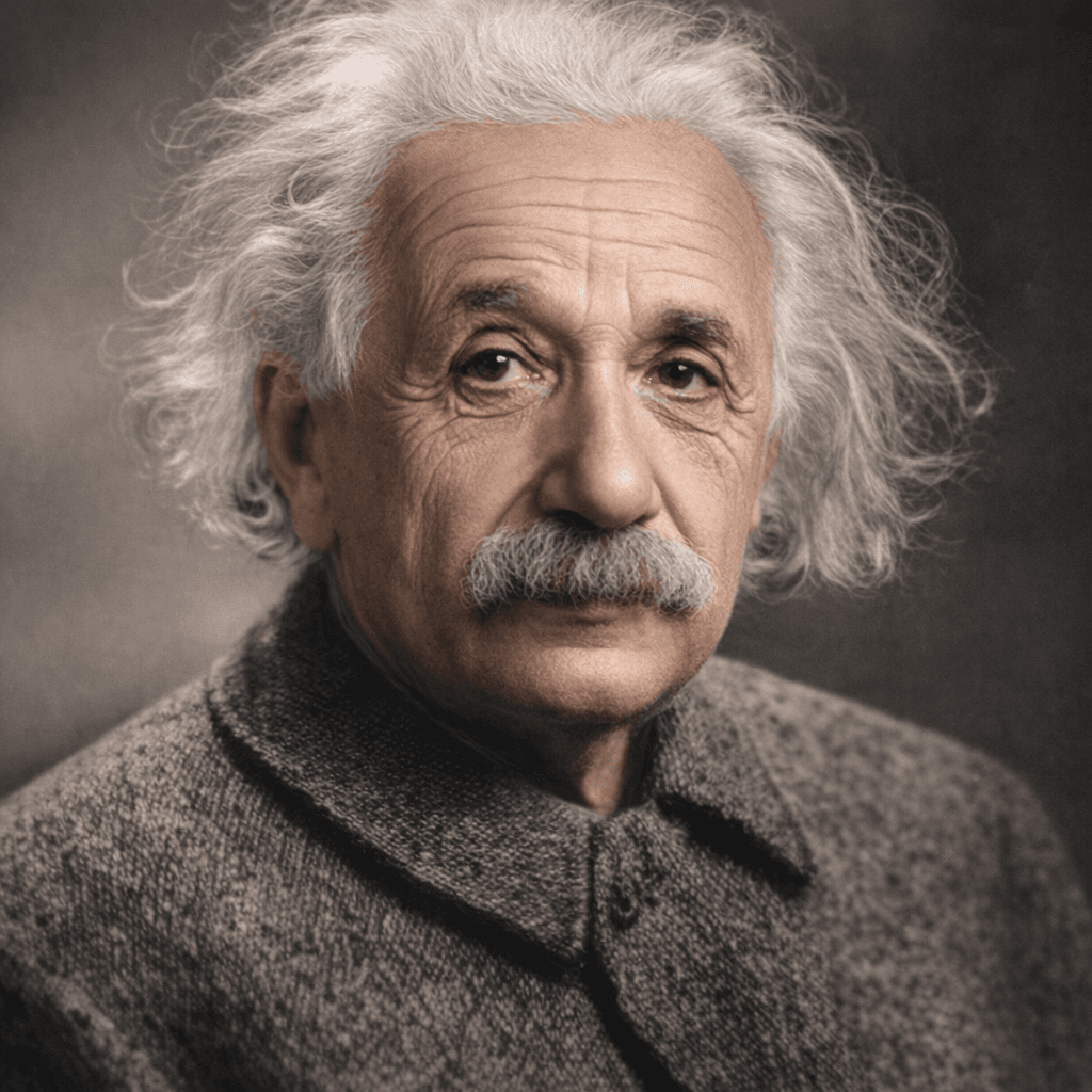 AI generated: [Image Type: Ultra-realistic photograph / Highly detailed digital painting] of Albert Einstein.

F...