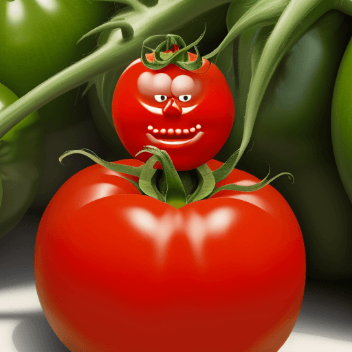 AI generated: tomatoman