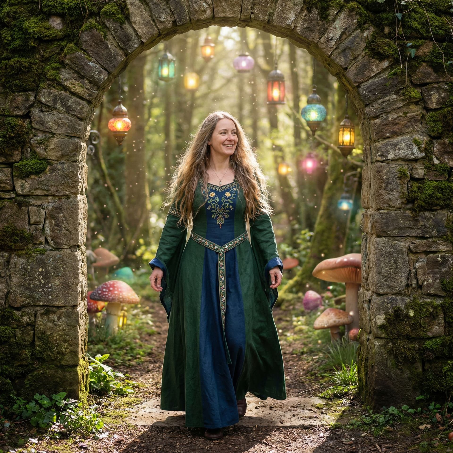 AI generated: Bring her into the fairytale word. 