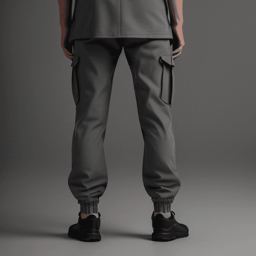 AI generated: Photograph, urban millitary, technical materials, fabric small point label on text 'Graytheory', sma...