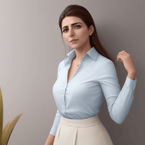 AI generated: un mapamundi de fondo y una mujer alemana en primera plana de estilo realista