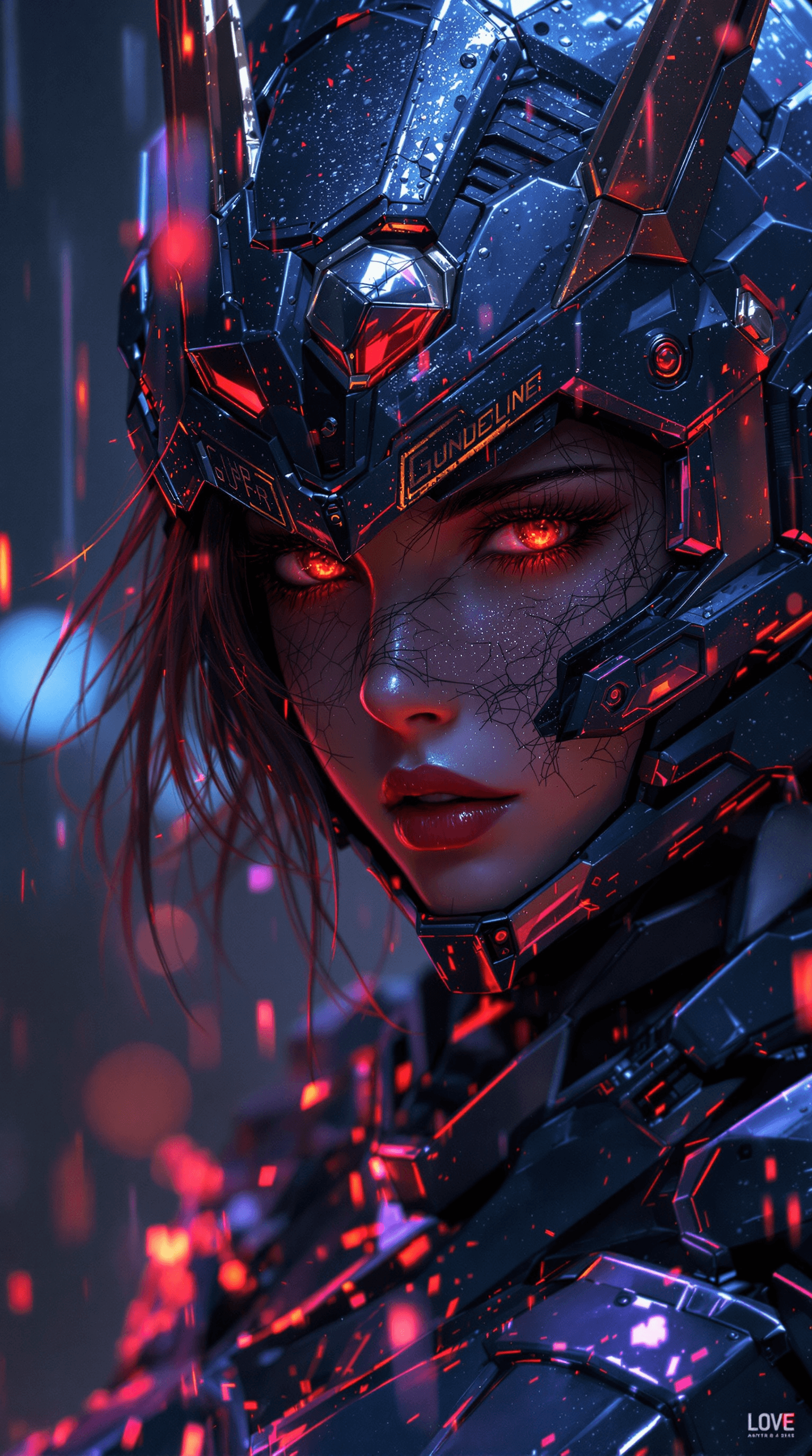 AI generated: <lora:Valerian&Laureline-comic-style:0.6>| girl wearing gundam armor| battle damaged armor| its a da...