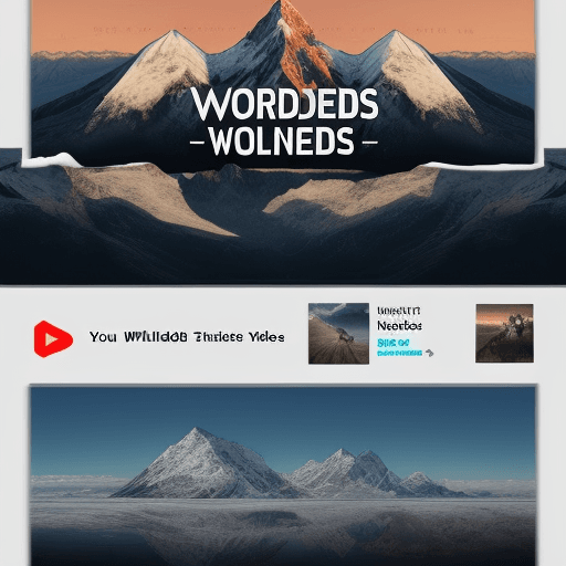 AI generated: create a Banner for youtube channel name "WorldWanderers Crew" 2,560 x 1,440 pixels. Create somethin...