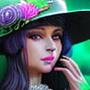 AI generated: Portrait, no frame, maximum extremely detailed and realistic fantasy purple empire dress, purple Eng...