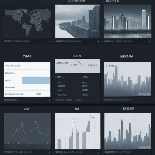 AI generated: Generate images for a trading app:

   
    Dashboard: Show a graphical portfolio overview, investme...