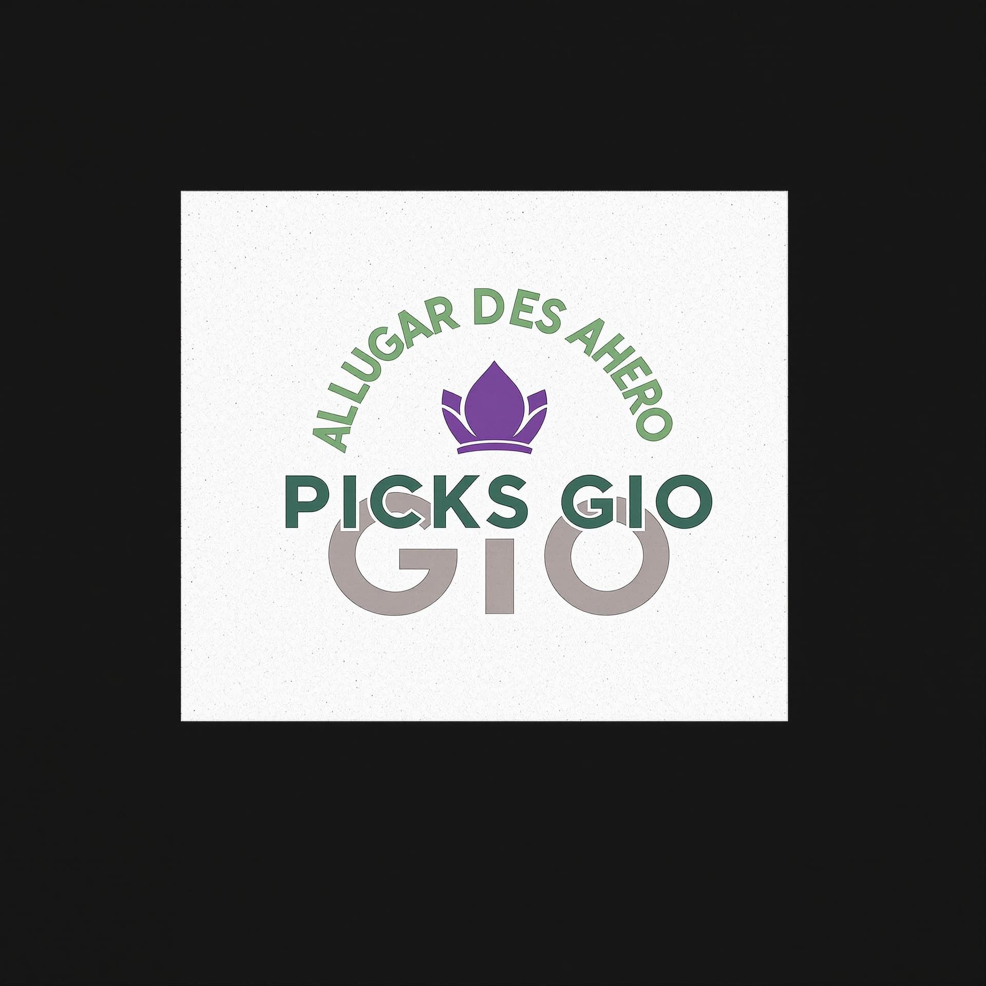 AI generated: crea un logo simbolo que sera usado en la imagen corporativo de la empresa Picks Gio. el logo simbol...