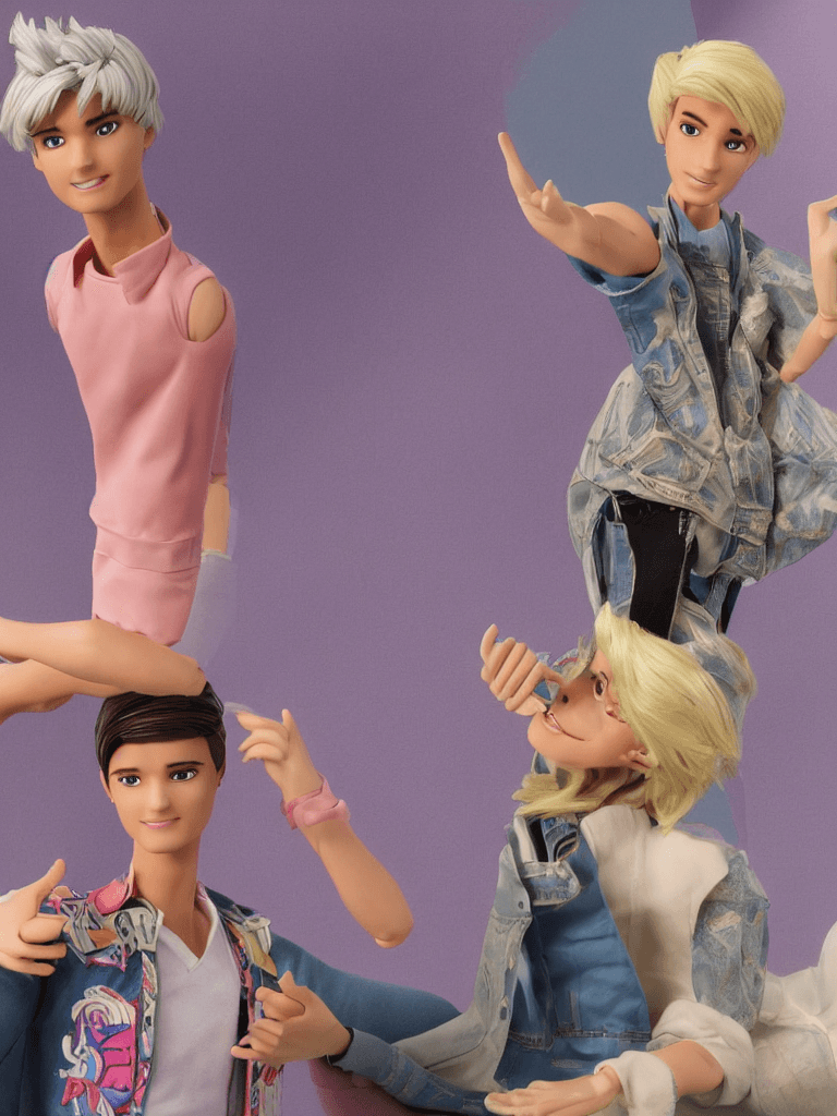 AI generated: a Ken from Barbie character, photorealistic, octane render, hyperrealistic, (skindentation:1. 3), (p...
