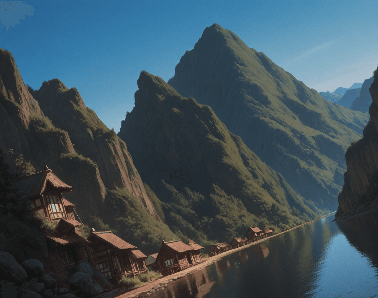 80s Fantasy (Background) (Landscape) (Illustrious) (AD)