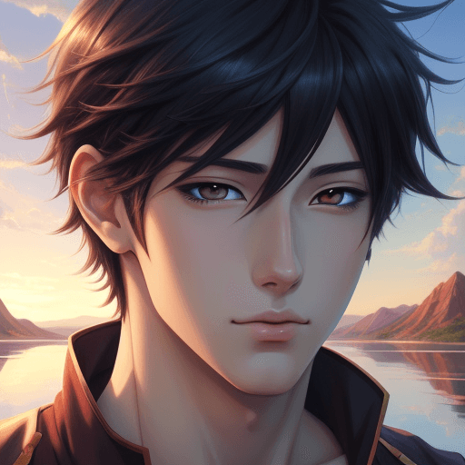 AI generated: perfect anime quality, digital painting, 64k, beautiful scenery, perfect face, close-up painting, an...