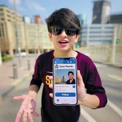 AI generated video: Create an ultra-realistic 8K cinematic video of a confident young South Asian man standing in a mode...